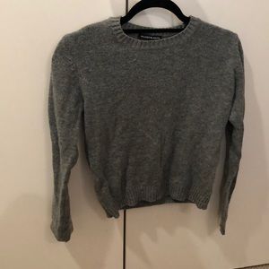Gray sweater